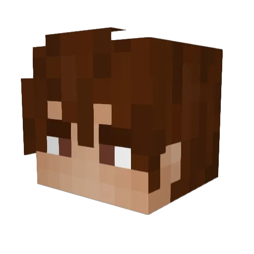 crab_slayer Minecraft avatar head, 3D render
