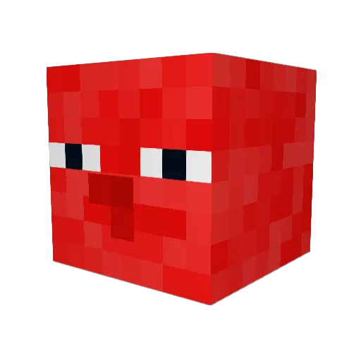 crabc4kes Minecraft avatar head, 3D render