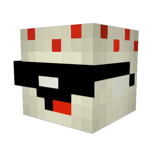 crabcake21 Minecraft avatar head, 3D render