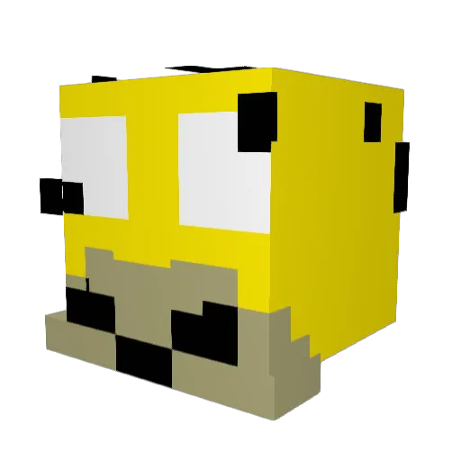 crabcatcher25 Minecraft avatar head, 3D render