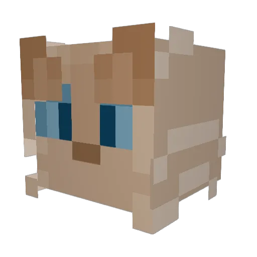 crabmilker Minecraft avatar head, 3D render