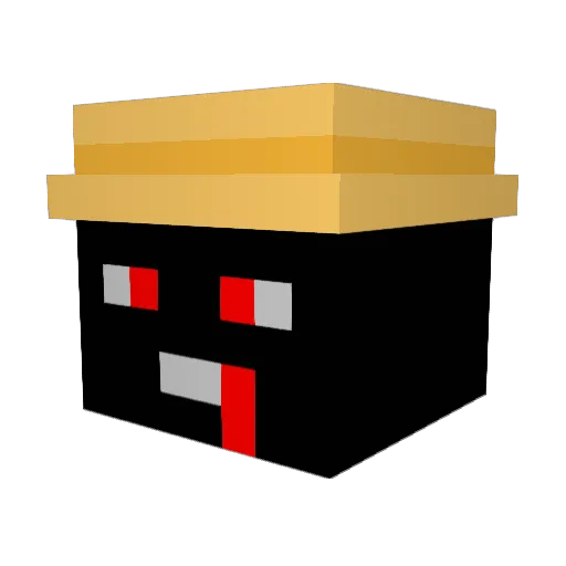 cracento Minecraft avatar head, 3D render