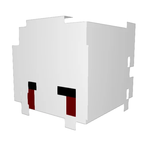 crackboyyy Minecraft avatar head, 3D render