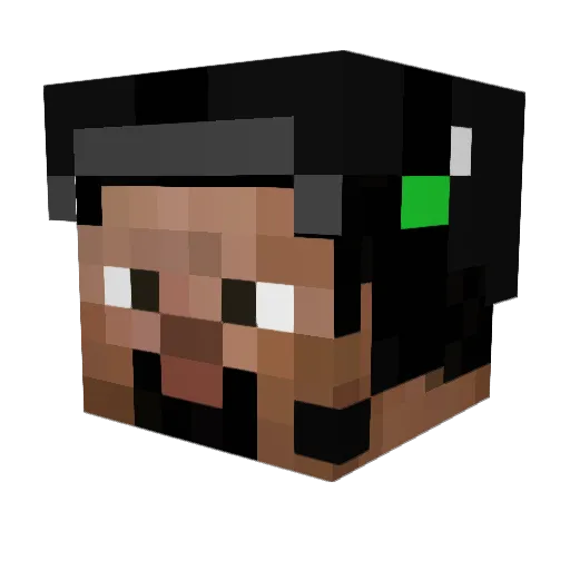 cracker_69 Minecraft avatar head, 3D render