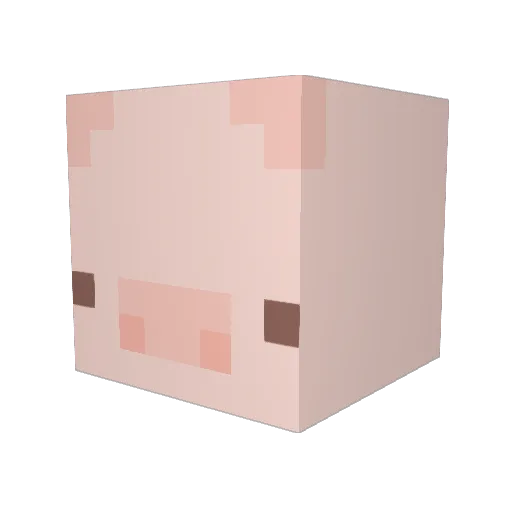 crackheadkara Minecraft avatar head, 3D render