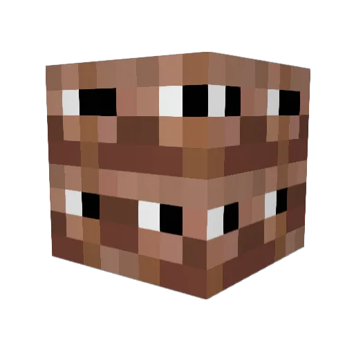 crackryger Minecraft avatar head, 3D render