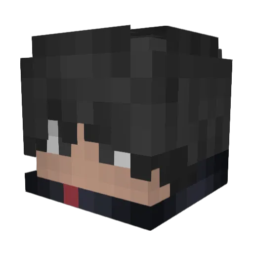 craeb Minecraft avatar head, 3D render