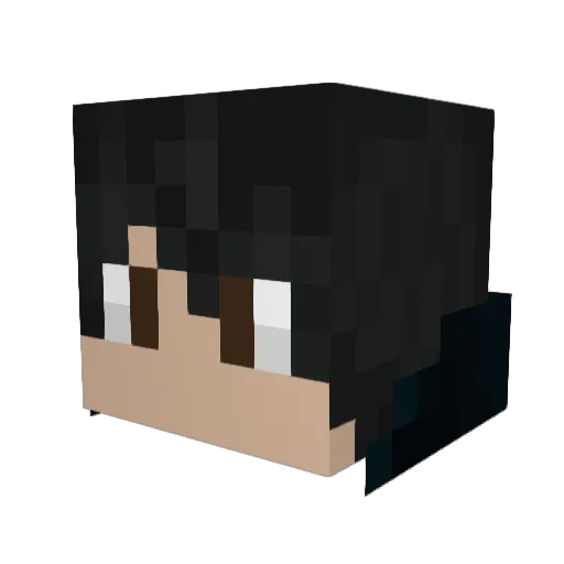 craerea Minecraft avatar head, 3D render