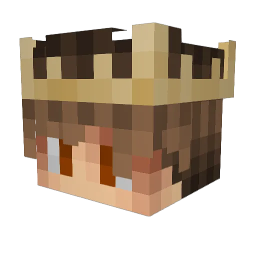 craft1018 Minecraft avatar head, 3D render