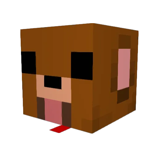 craft4time Minecraft avatar head, 3D render