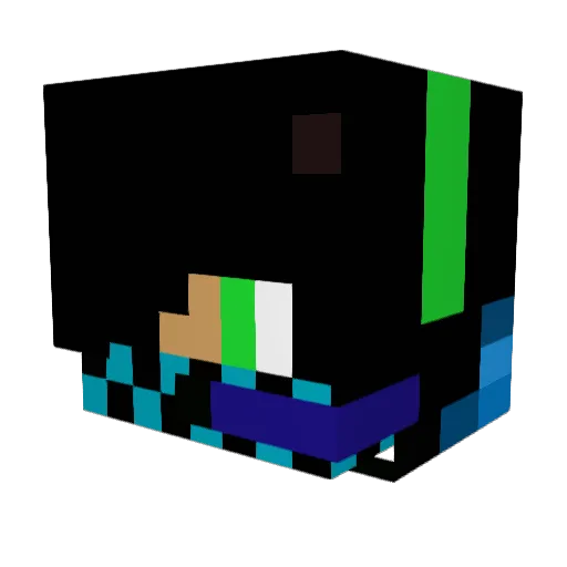 craft811 Minecraft avatar head, 3D render