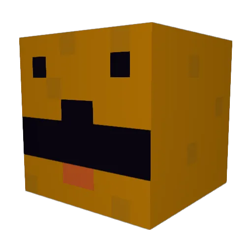 craftdojo8 Minecraft avatar head, 3D render