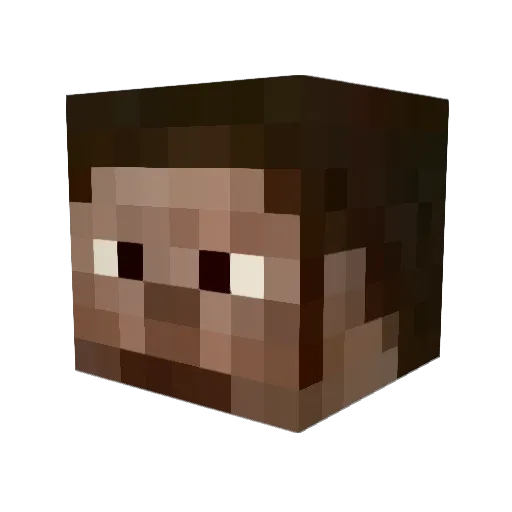 crafter366 Minecraft avatar head, 3D render