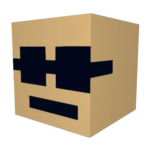craftercec Minecraft avatar head, 3D render