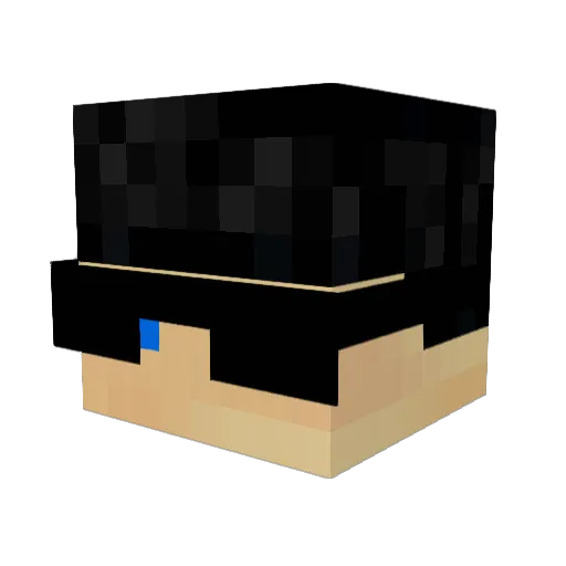 craftevermc Minecraft avatar head, 3D render