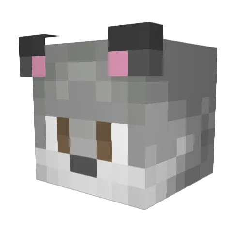 crafting_cam Minecraft avatar head, 3D render
