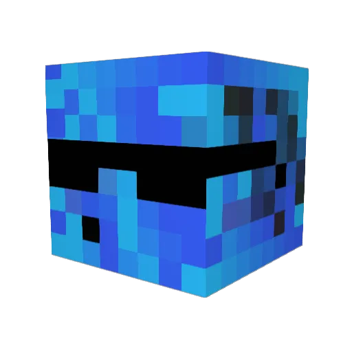 crafting_flo Minecraft avatar head, 3D render