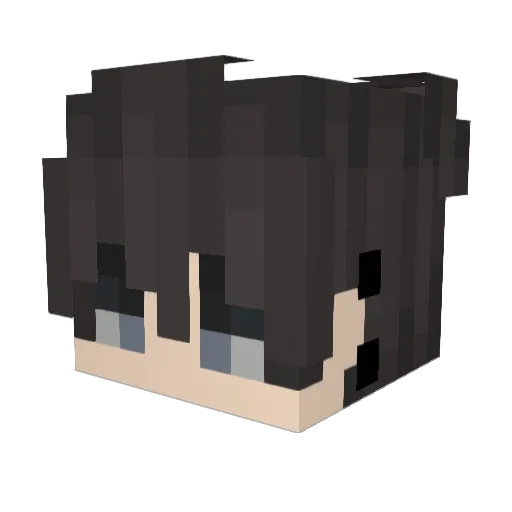 crafting_prince Minecraft avatar head, 3D render