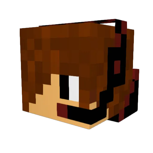 craftingboy09 Minecraft avatar head, 3D render