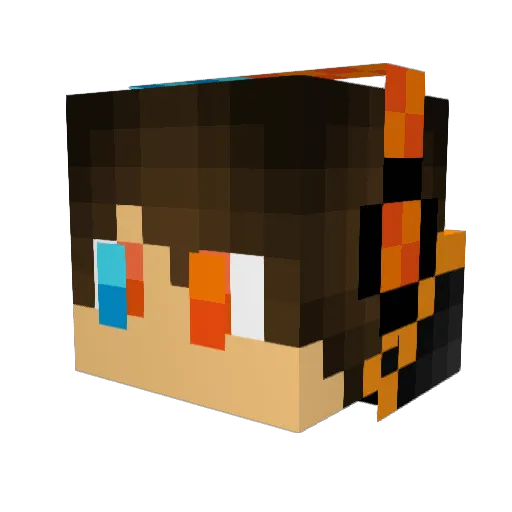 craftmaster145 Minecraft avatar head, 3D render