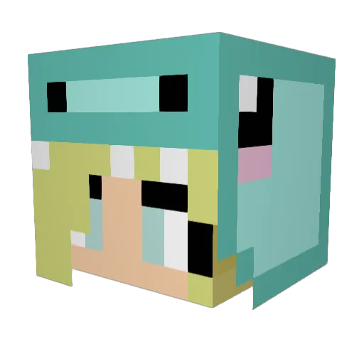 craftmaster1998 Minecraft avatar head, 3D render