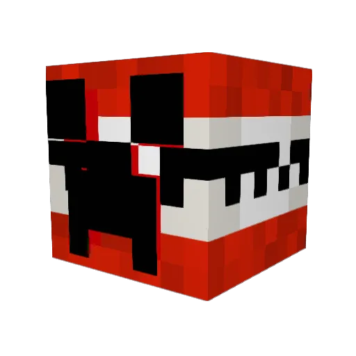 craftmaster8888 Minecraft avatar head, 3D render