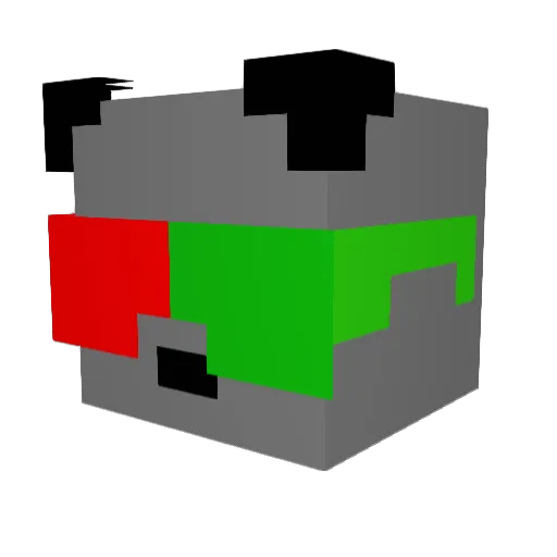 craftnsmash Minecraft avatar head, 3D render