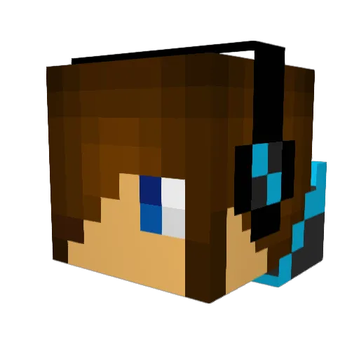 crafto37 Minecraft avatar head, 3D render