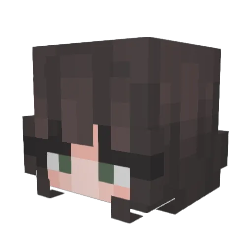 craftola Minecraft avatar head, 3D render