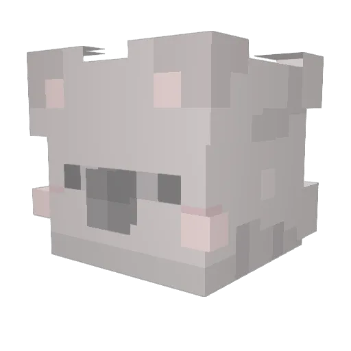 craftomi Minecraft avatar head, 3D render