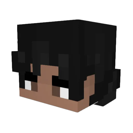 craftpikachu Minecraft avatar head, 3D render
