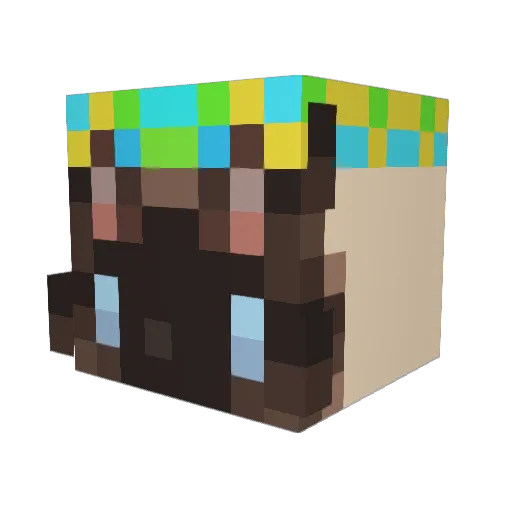 craftwisp Minecraft avatar head, 3D render