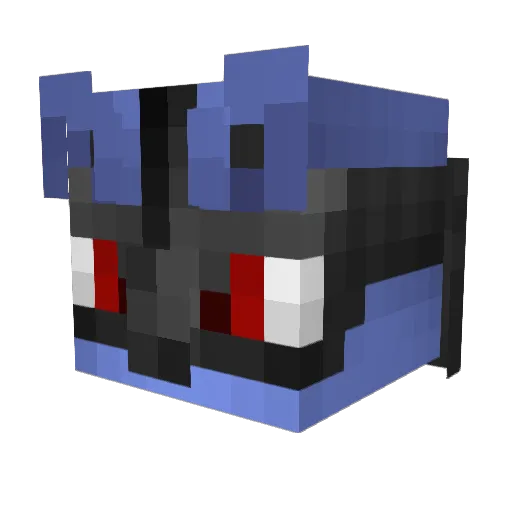 craftygarret Minecraft avatar head, 3D render