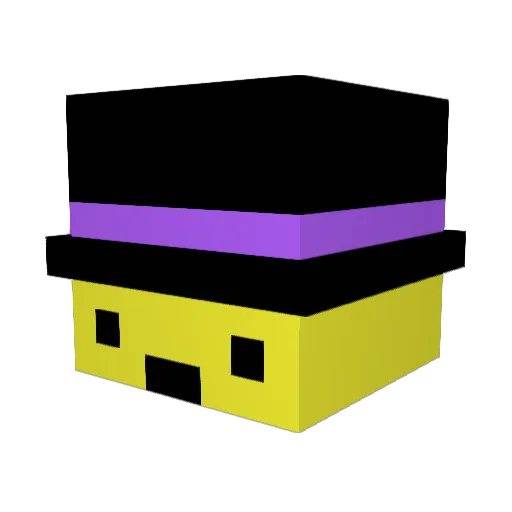 craftyjoshgee Minecraft avatar head, 3D render