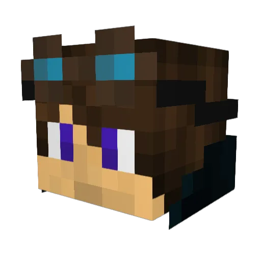 craftykiller1 Minecraft avatar head, 3D render