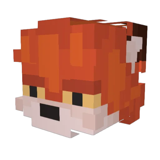 craftykit Minecraft avatar head, 3D render