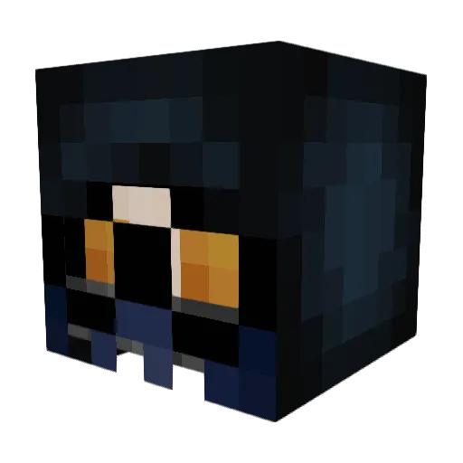 craftykraft Minecraft avatar head, 3D render