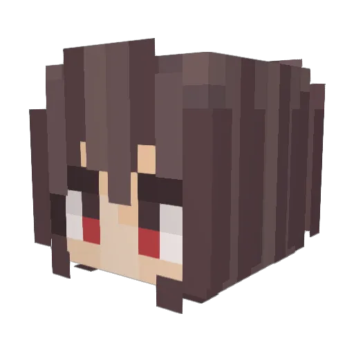 craftypvphero Minecraft avatar head, 3D render