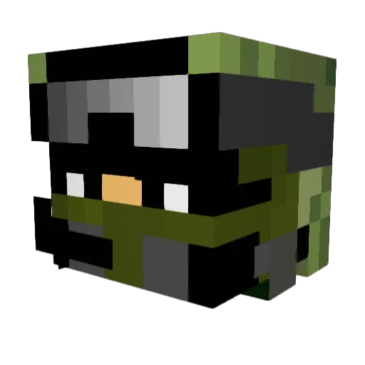craigallan Minecraft avatar head, 3D render