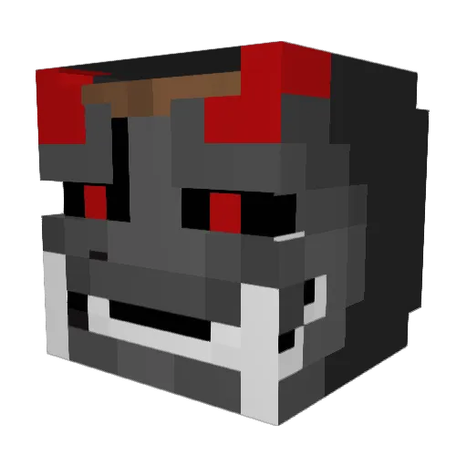 craigho Minecraft avatar head, 3D render