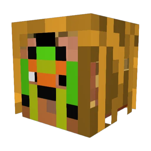 craigisarobot Minecraft avatar head, 3D render