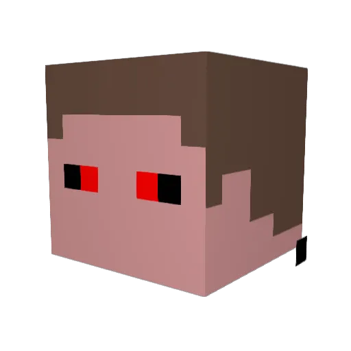craize16 Minecraft avatar head, 3D render