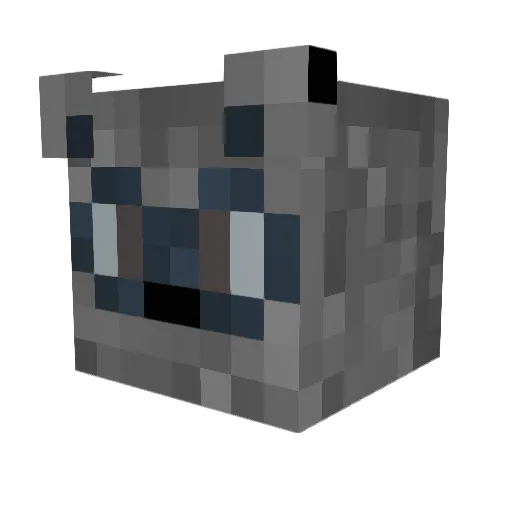 cran_juic Minecraft avatar head, 3D render