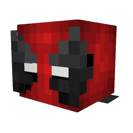 crand1414 Minecraft avatar head, 3D render