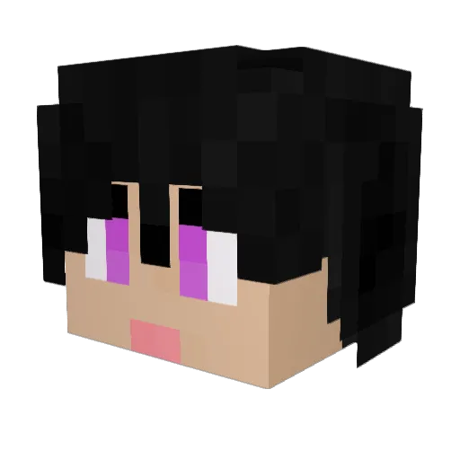 crangdog Minecraft avatar head, 3D render