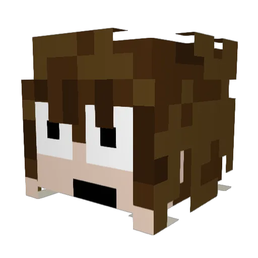 crank1c34 Minecraft avatar head, 3D render