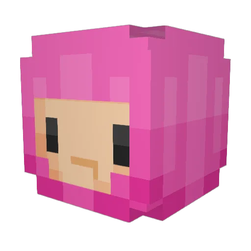 crankayyy Minecraft avatar head, 3D render