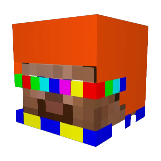 crann609 Minecraft avatar head, 3D render