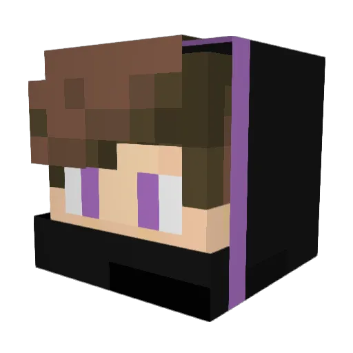 crash9822 Minecraft avatar head, 3D render