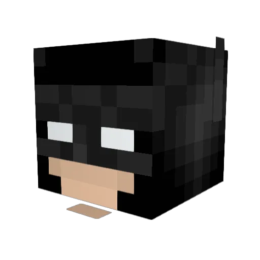 crash_ED Minecraft avatar head, 3D render